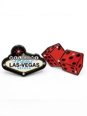 NWT Las Vegas Flashing Pin Set